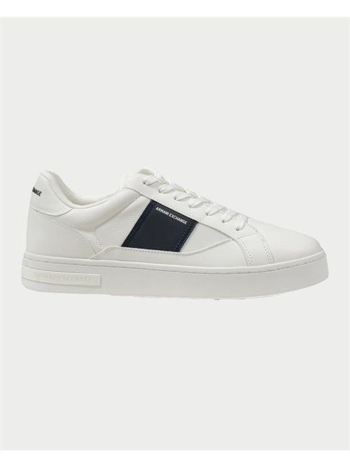 AX men's low sneakers with contrasting band ARMANI EXCHANGE | XUX241-XV911U388